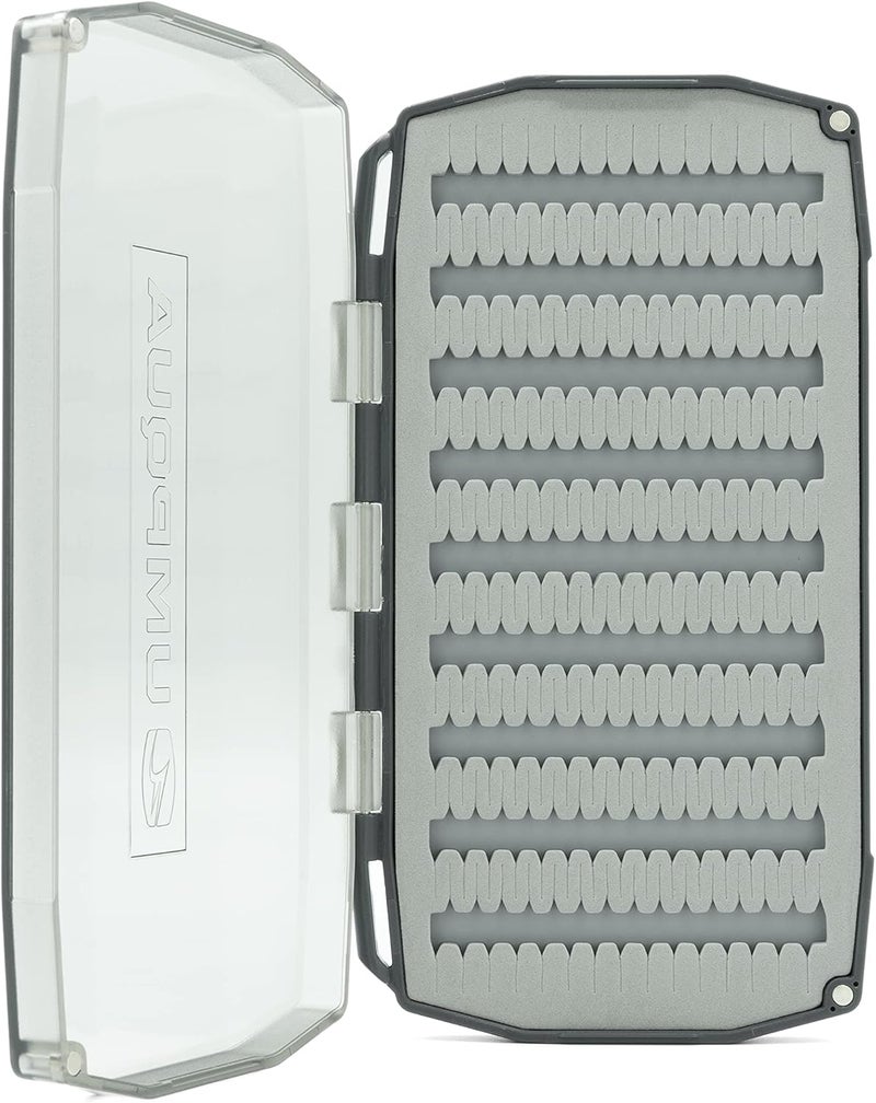 Umpqua New 2023 UPG Fly Fishing Fly Box Foam Essential Large Gray - Image 3